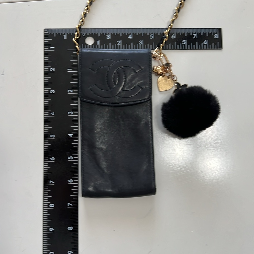 Chanel CC Calfskin Black Leather Multi Pouch - Picture 16 of 16